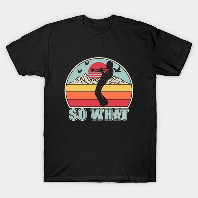 Vintage So What Miles T-Shirt by Symmetry Stunning Portrait